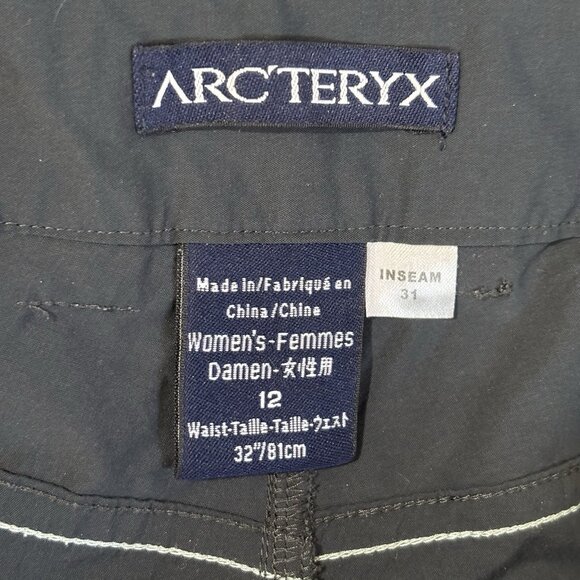 Arc'teryx Women’s Trail Rampart Hiking Outdoor Pants 12 Gorpcore Cargo Utility - Picture 9 of 16